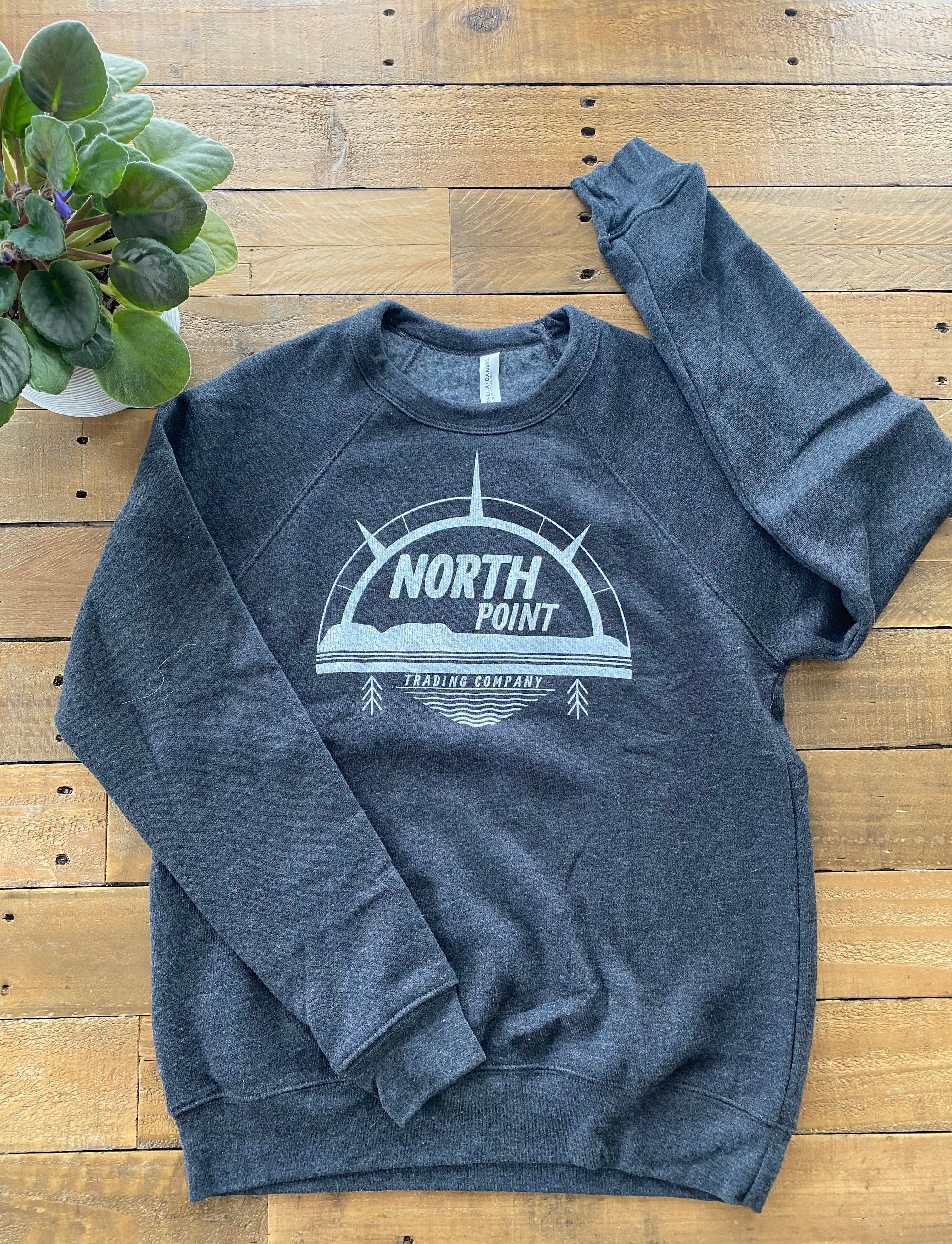 Logo Crew Neck - Black & Dark Grey