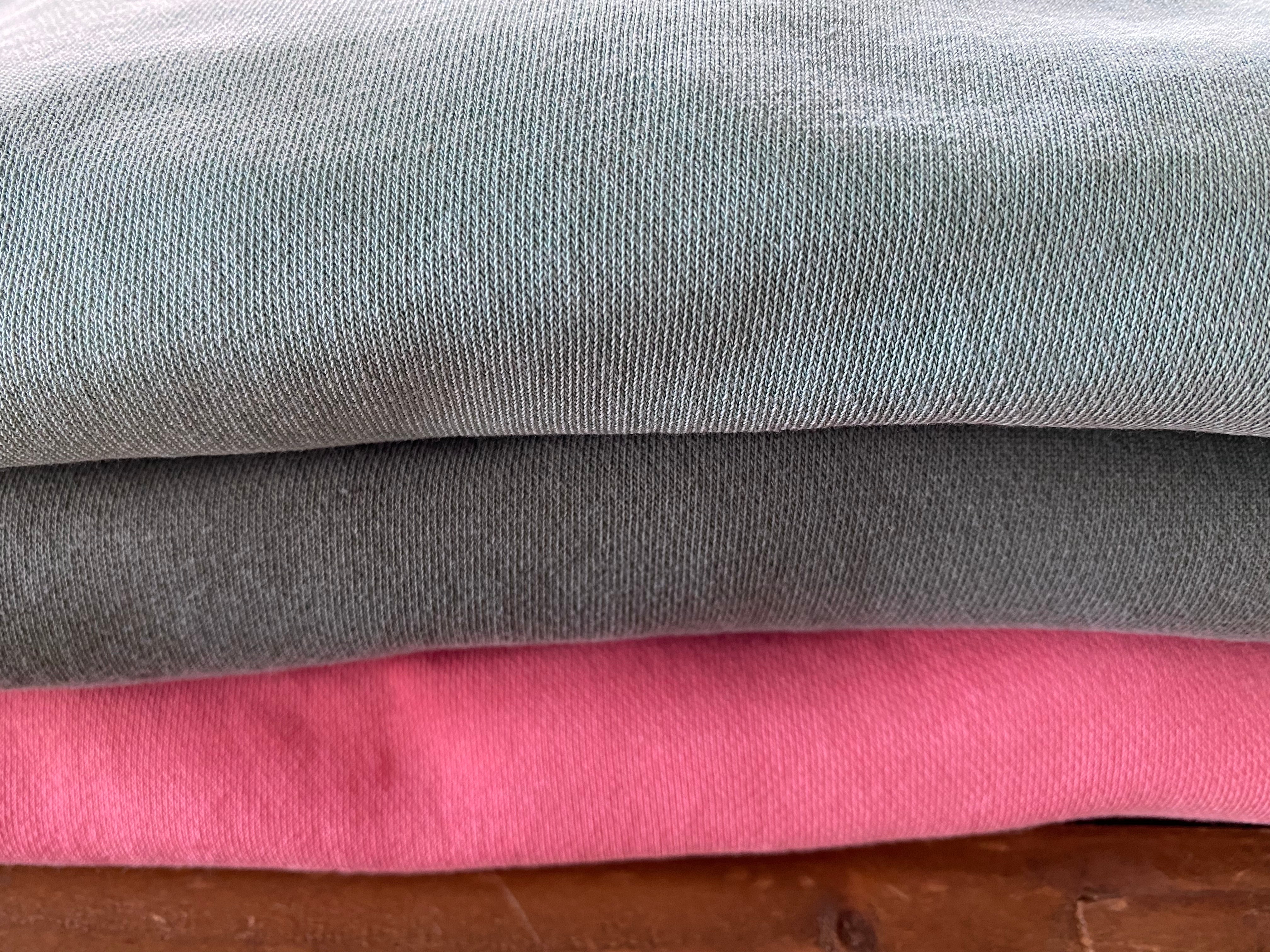 Pigment-Dyed Crewnecks in Mint, Alpine Green and Pink