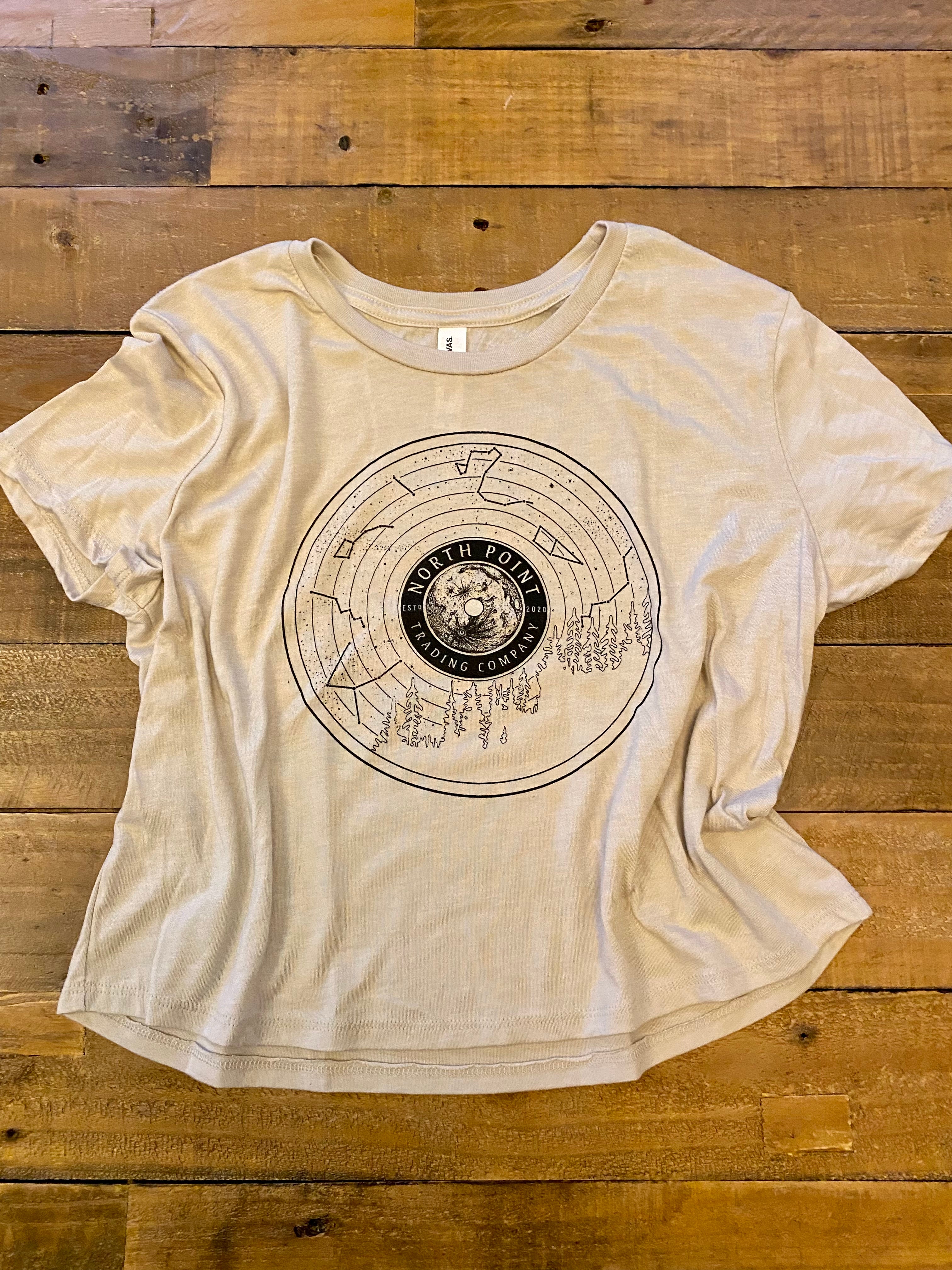 Vinyl Under the Stars Crop Top