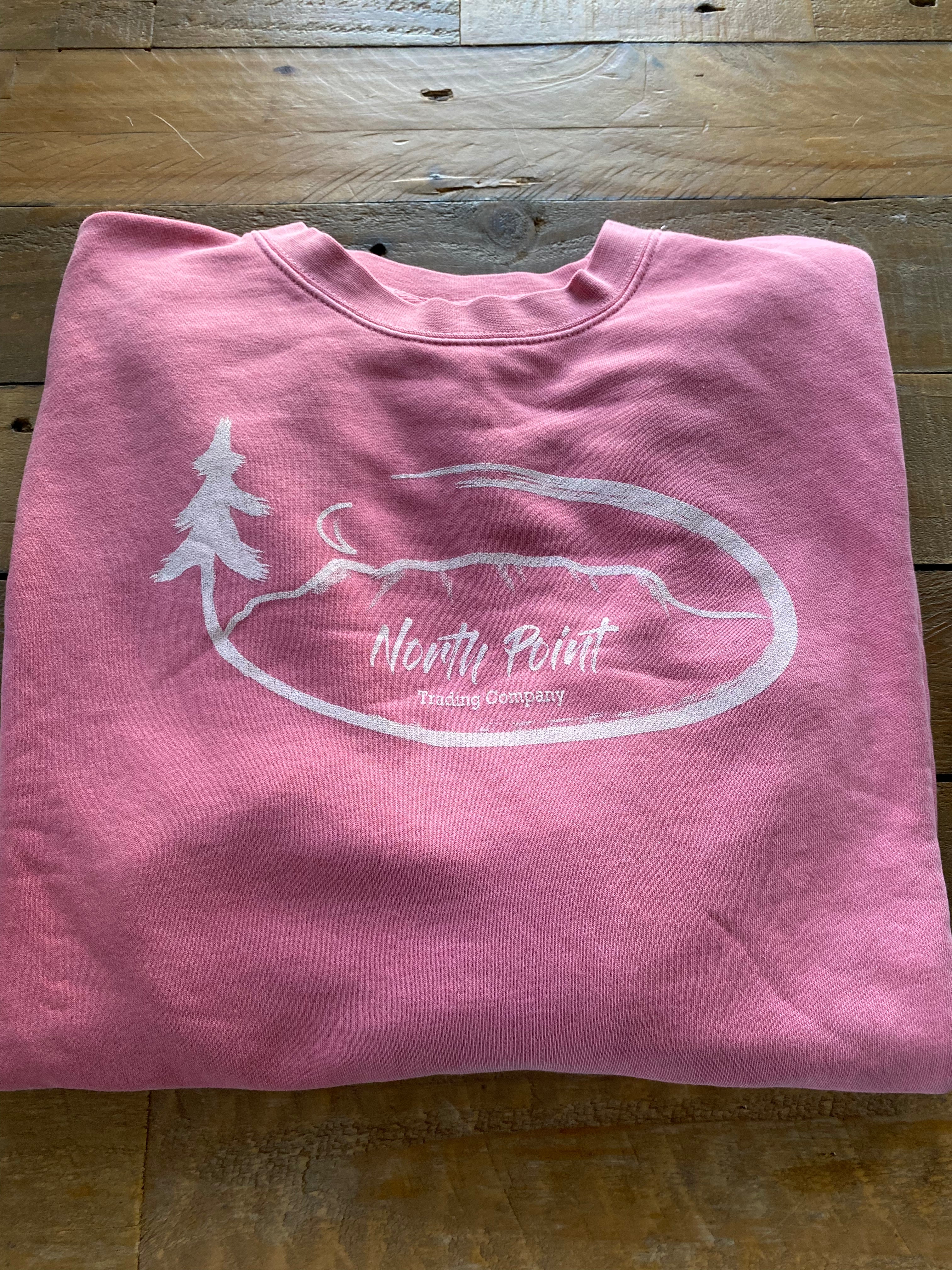 Pigment-Dyed Crewnecks in Mint, Alpine Green and Pink
