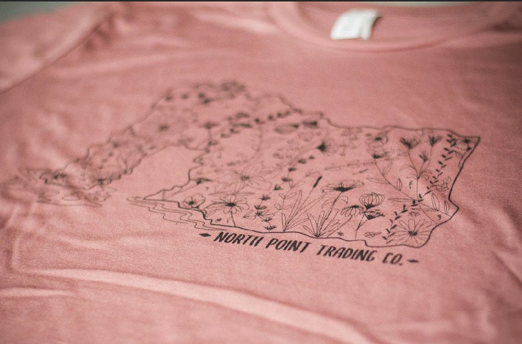 Local Wildflowers + Sea Lion Crop Top