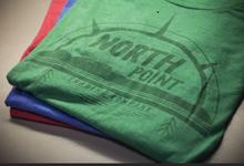 Logo Tee - Blue, Green, Red
