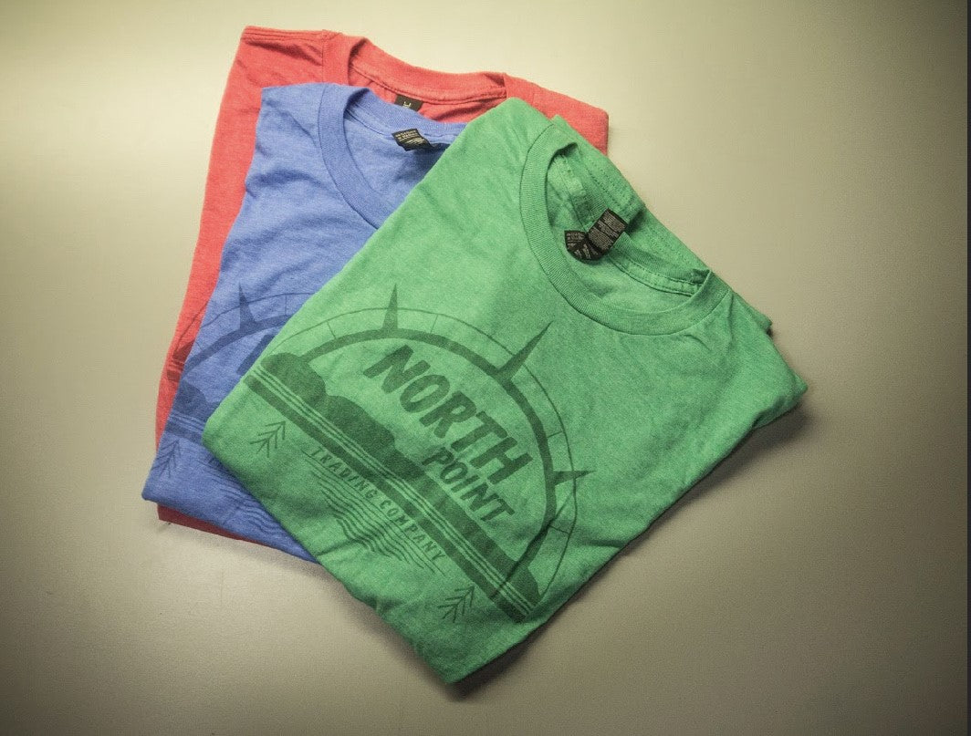Logo Tee - Blue, Green, Red